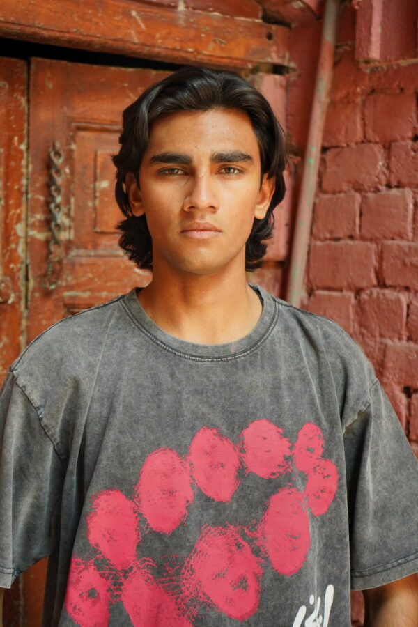 RAJAN acid washed  Box Fit T-Shirt - Image 5