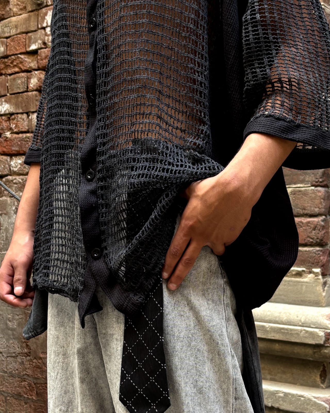 JAAL Cotton Net Shirt - Image 3