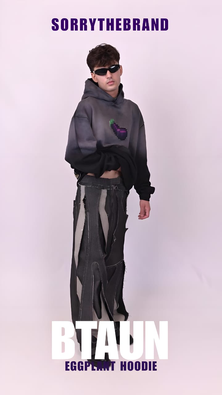 BATUN EGGPLANT HOODIE - Image 3