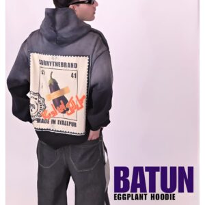 BATUN EGGPLANT HOODIE