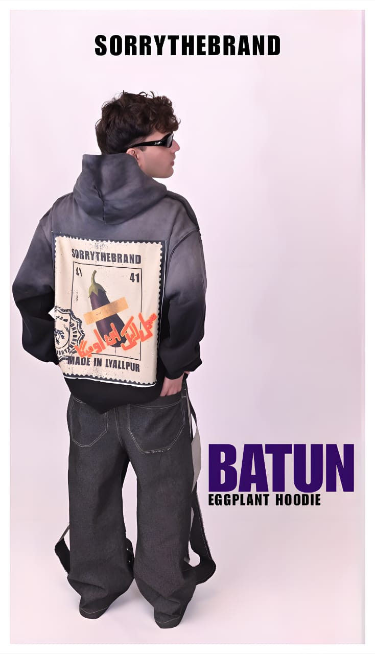 BATUN EGGPLANT HOODIE