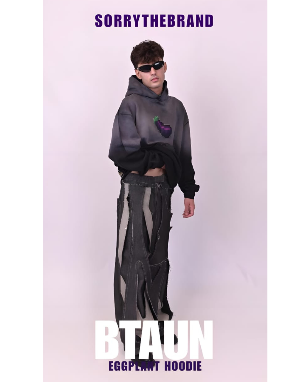 BATUN EGGPLANT HOODIE - Image 6