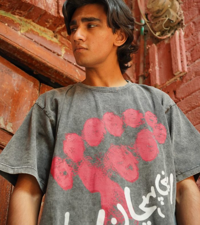 RAJAN acid washed  Box Fit T-Shirt